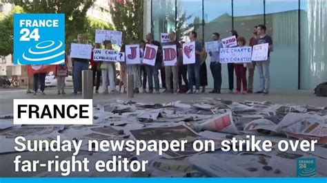 French Sunday newspaper on strike over fears of far-right turn